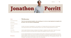 Desktop Screenshot of jonathonporritt.com
