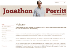 Tablet Screenshot of jonathonporritt.com